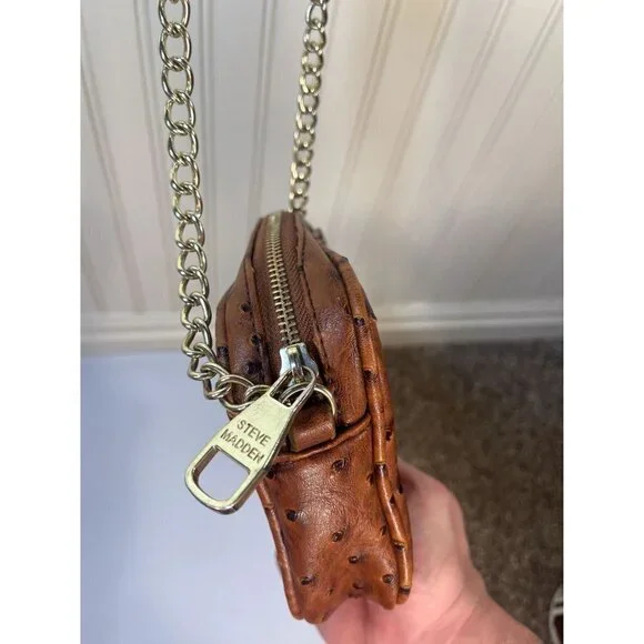 STEVE Madden ostrich print crossbody bag - Picture 16 of 16